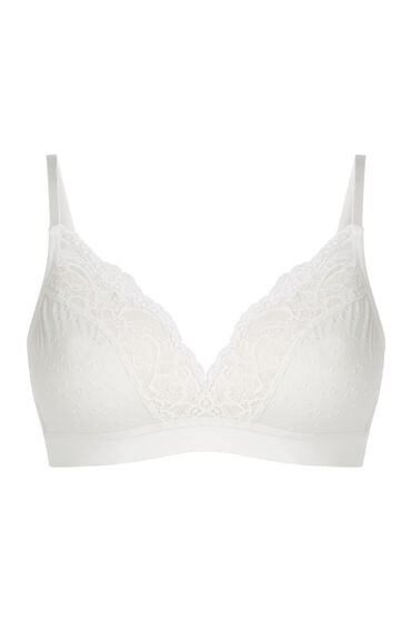 Thumbnail - Hunkemöller Vorgeformter BH ohne Bügel Sophie Weiß