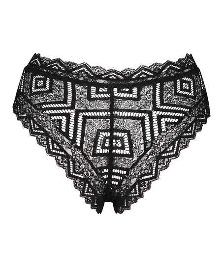 Hochgeschnittener Brazilian Filomena I AM Danielle, Schwarz