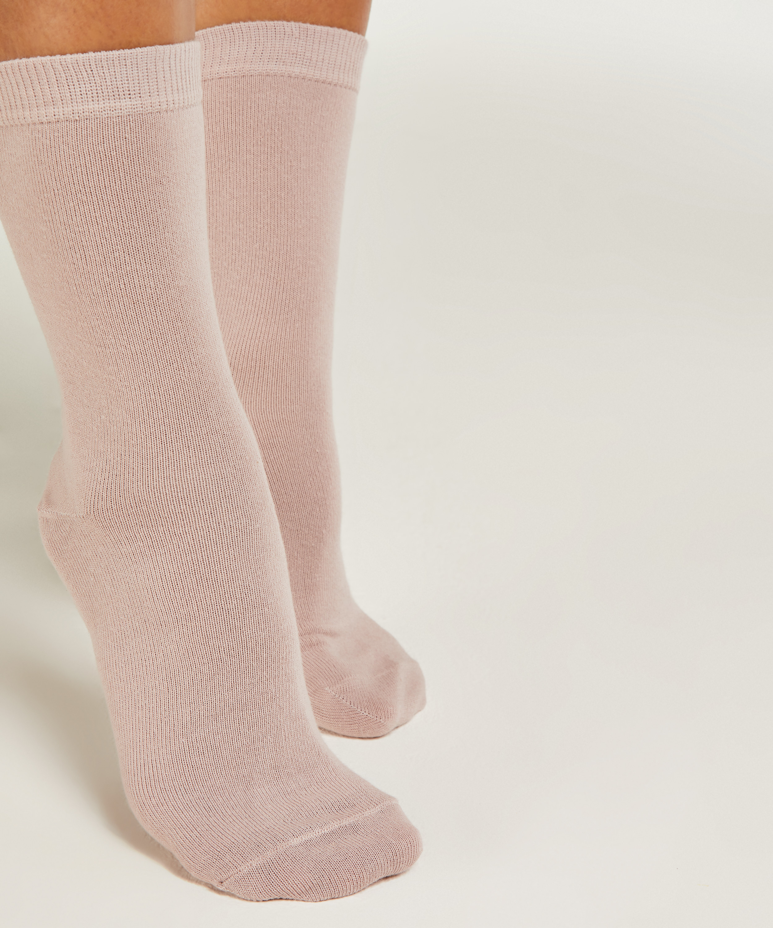 2 Paar Baumwollsocken, Schwarz, main