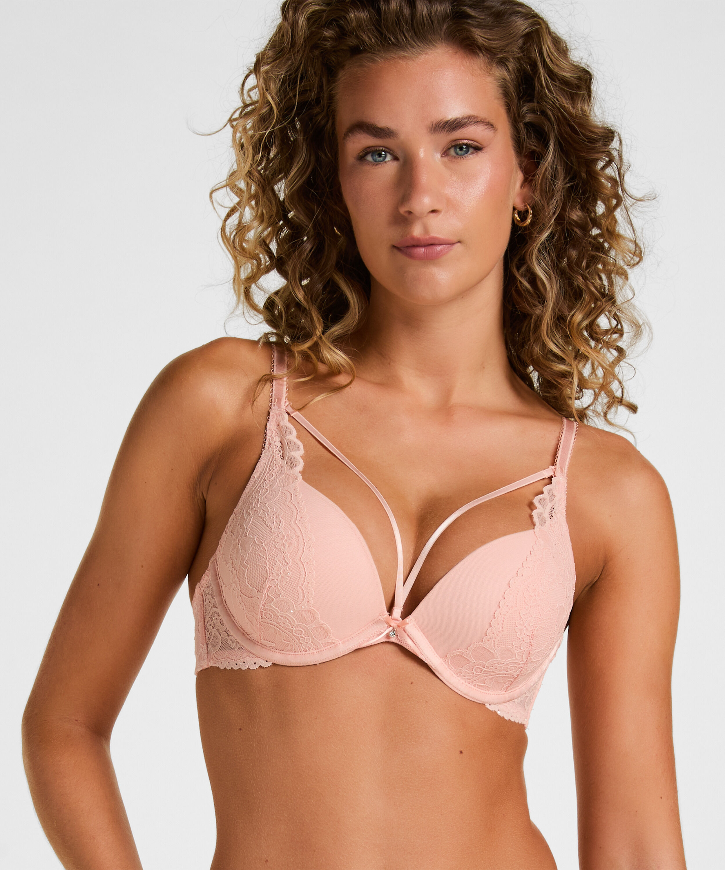 Vorgeformter Push-up-Bügel-BH Isadora, Rosa