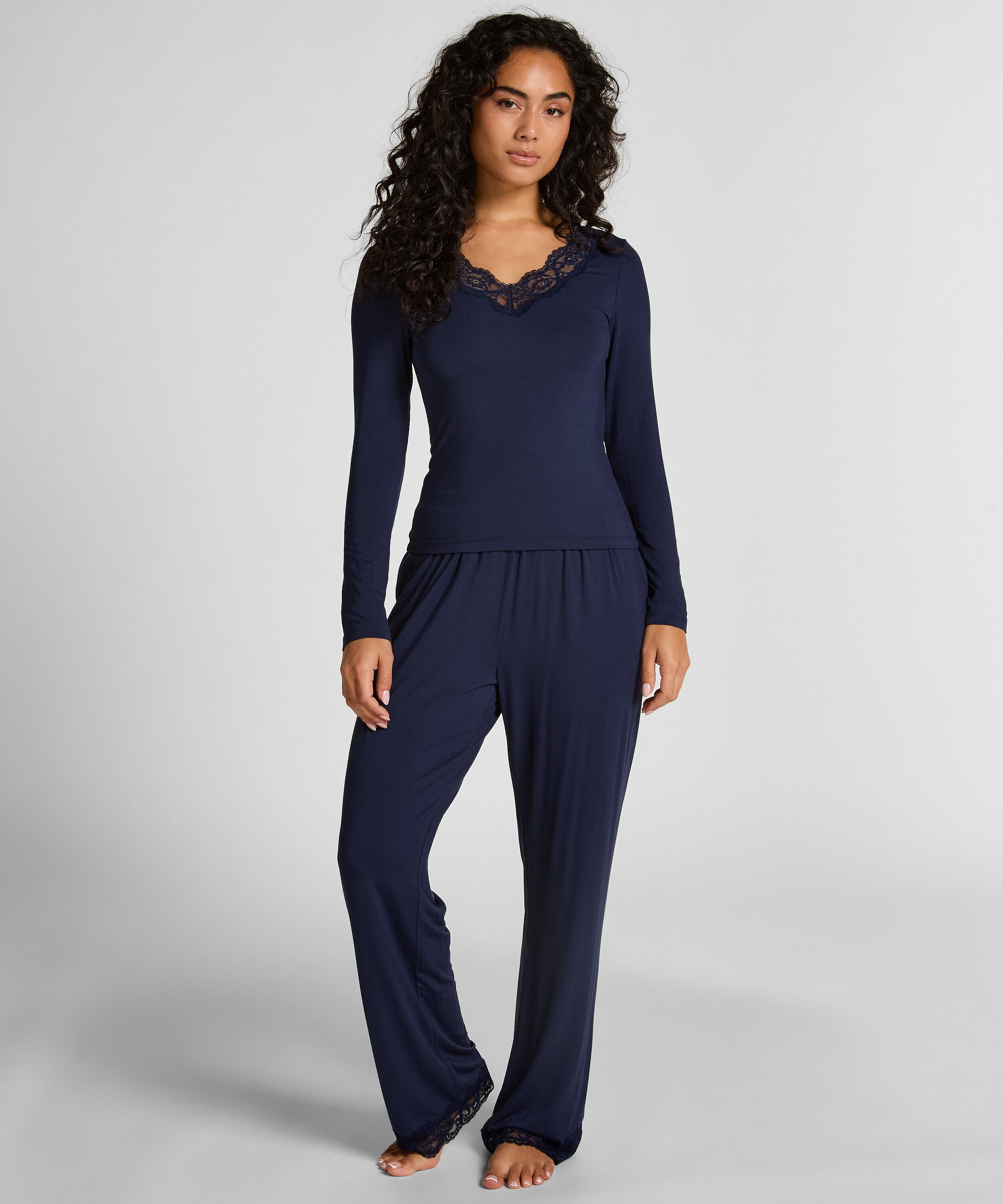 Pyjama-Set, Blau
