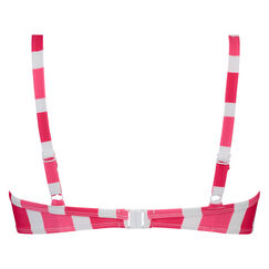 Vorgeformtes B&uuml;gel-Bikinitop Candy Stripes, Rose