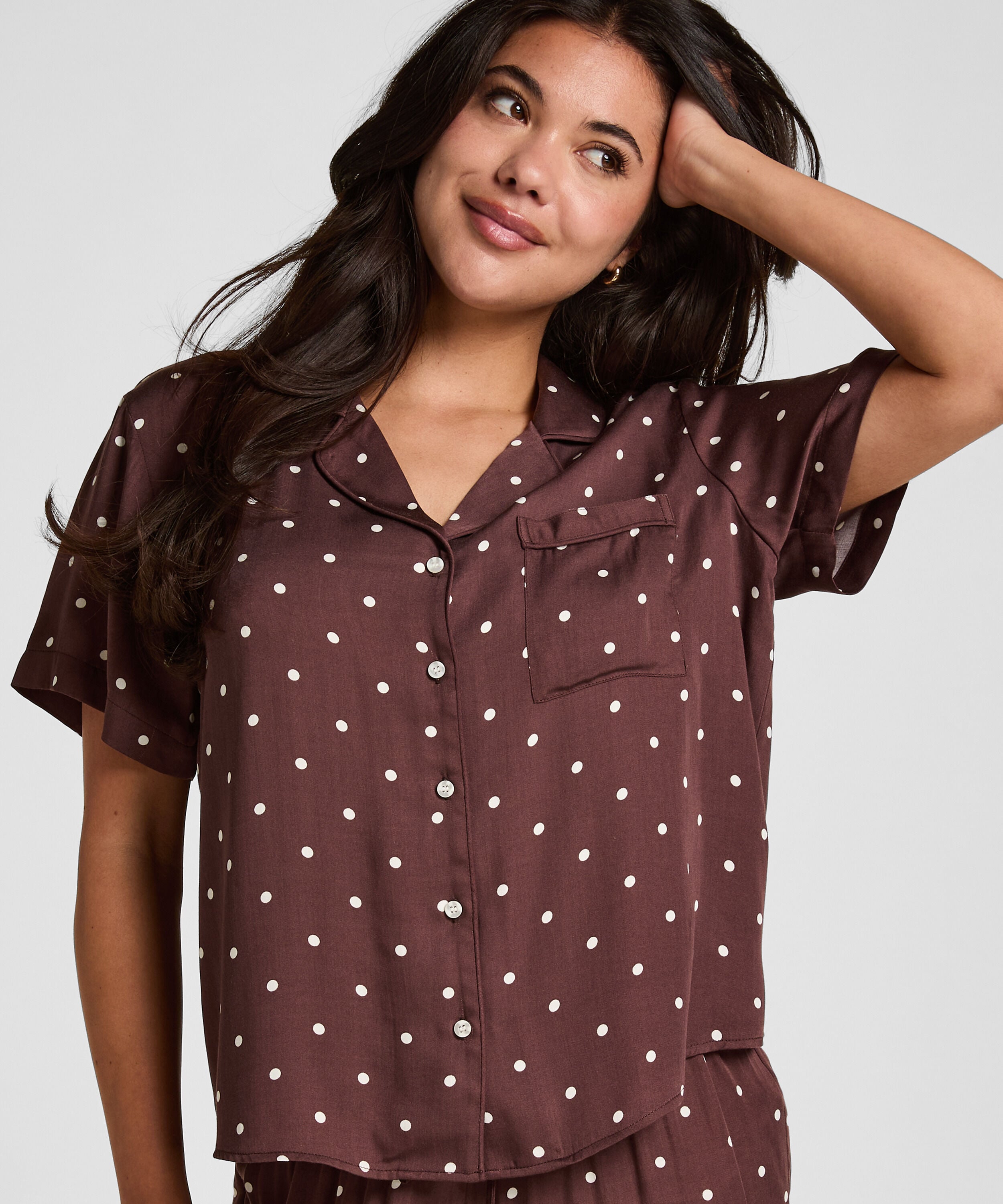 Pyjama-Jacke Satin
