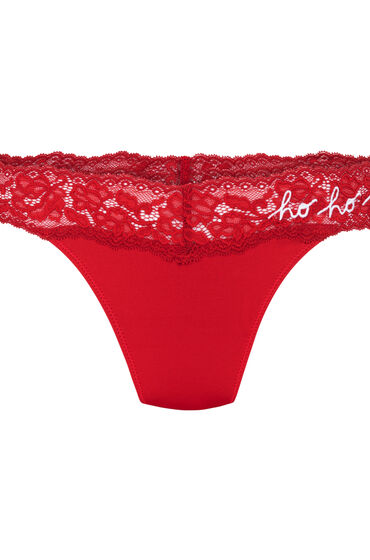 Thumbnail - Hunkemöller Weihnachts-String Rot