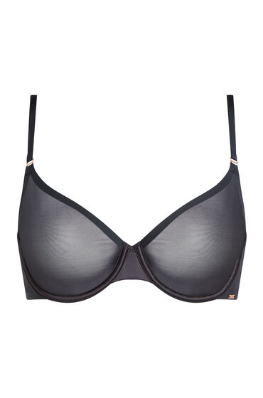 Thumbnail - Hunkemöller Unwattierter Bügel-BH Essential Schwarz