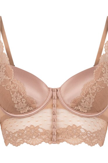 Thumbnail - Hunkemöller Laila Vorgeformter Longline-Bügel-BH Braun