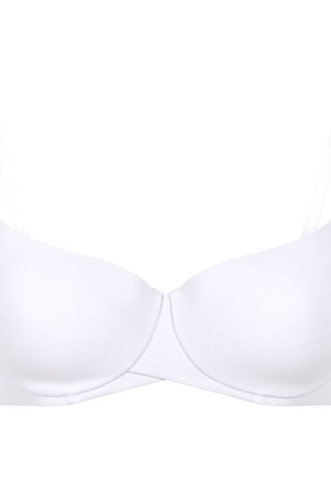 Thumbnail - Hunkemöller Vorgeformter Bügel-BH aus Baumwolle Weiß