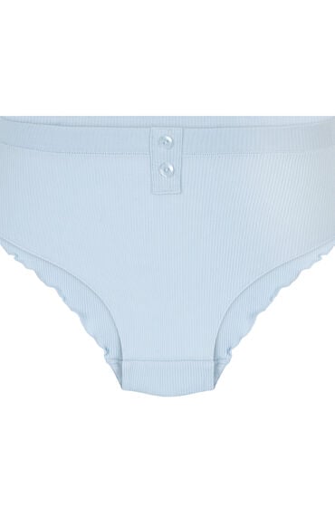 Thumbnail - Hunkemöller Gerippter Brazilian-Short Renee Blau