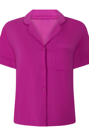 Thumbnail - Hunkemöller Kurzärmelige Jersey-Jacke Essential Rosa