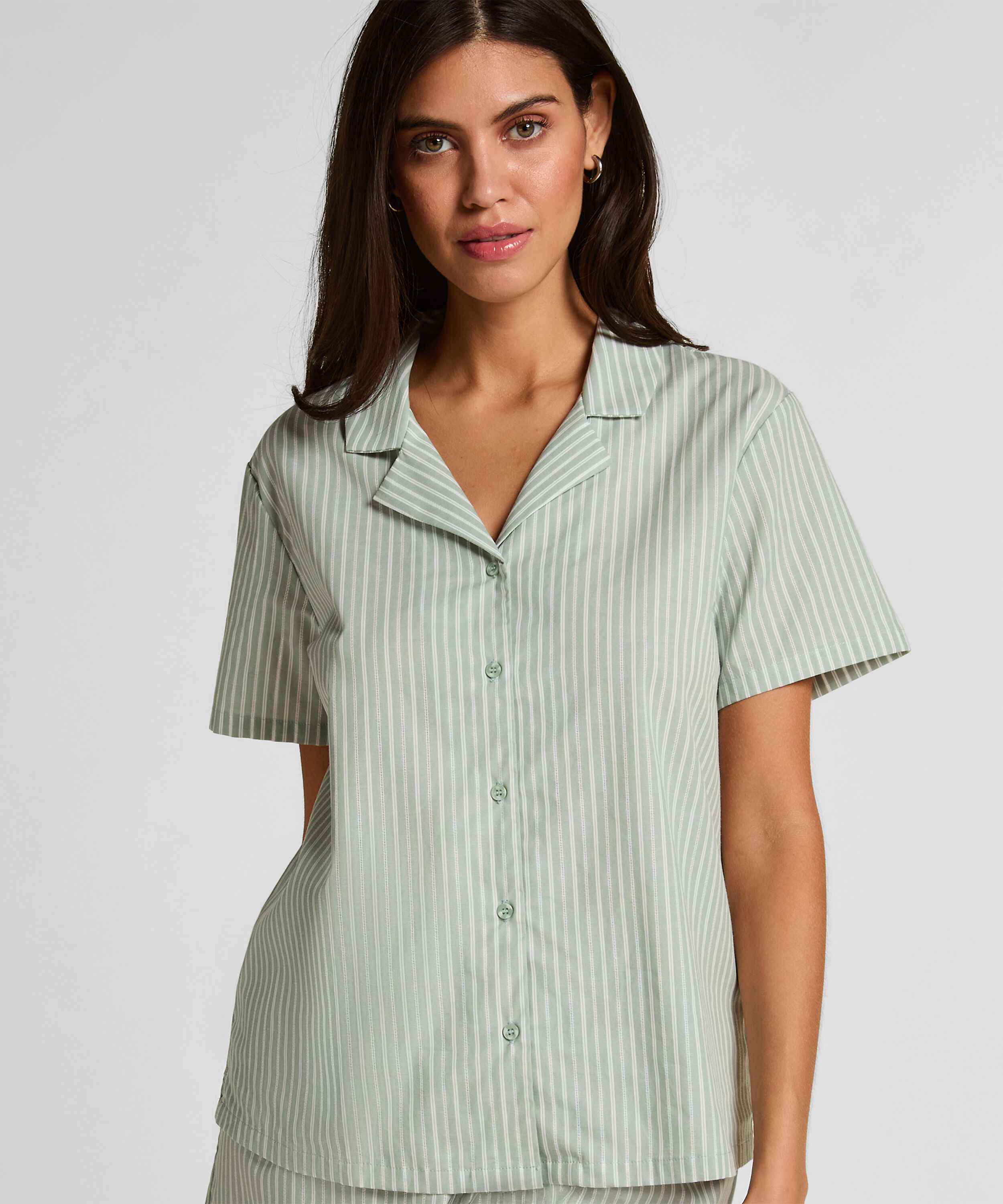 Gewebte Jacke mit Streifen