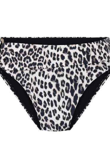 Thumbnail - Hunkemöller Rio Bikinihose Leopard Schwarz