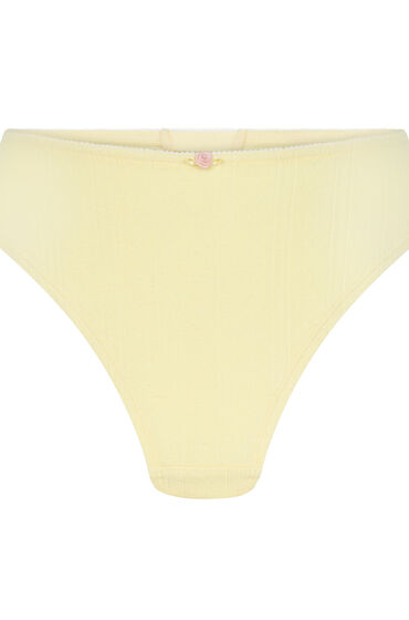 Thumbnail - Hunkemöller Pointelle Brazilian Gelb