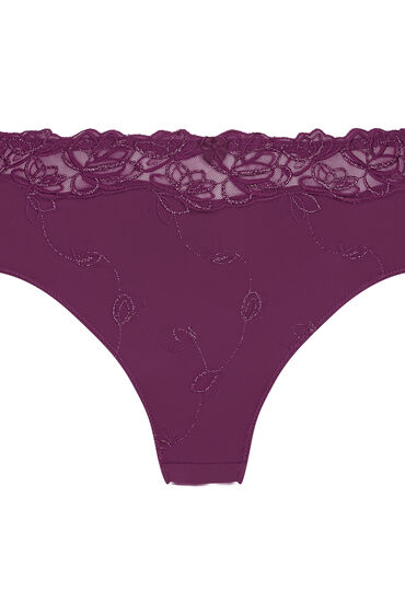 Thumbnail - Hunkemöller Hochgeschnittener Slip Diva Lila