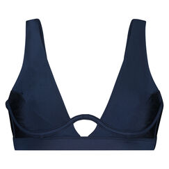Unwattiertes B&uuml;gel-Bikinitop Dress Blues, Blau