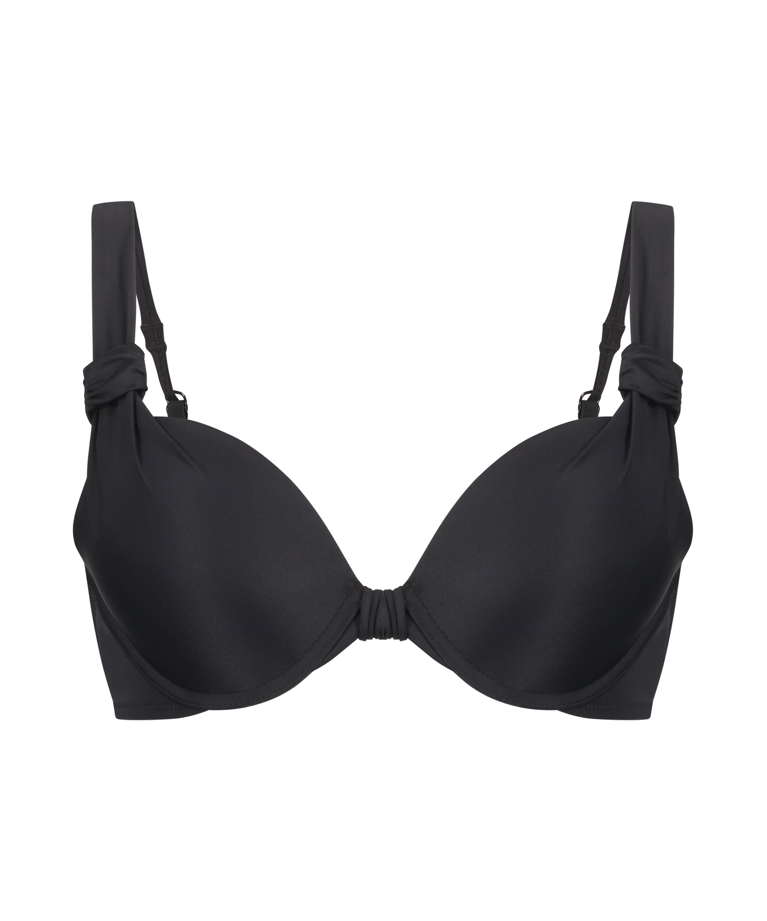 Vorgeformtes Bügel-Bikinitop Luxe Cup E +, Schwarz Vorgeformtes Bügel-Bikinitop Luxe Cup E +, Schwarz