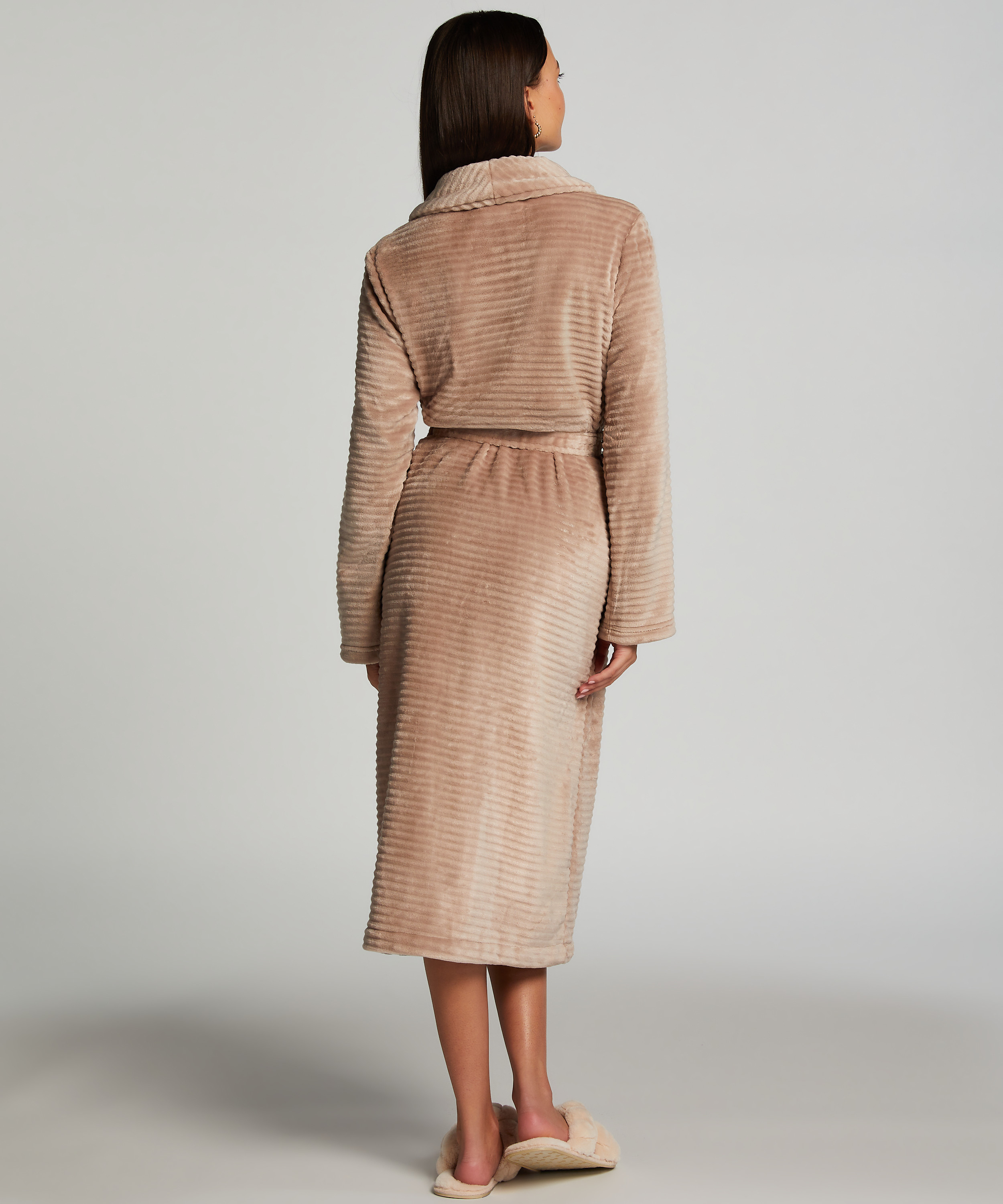 Damen Bademantel Umstand & Stillzeit - Weicher Fleece Stoff