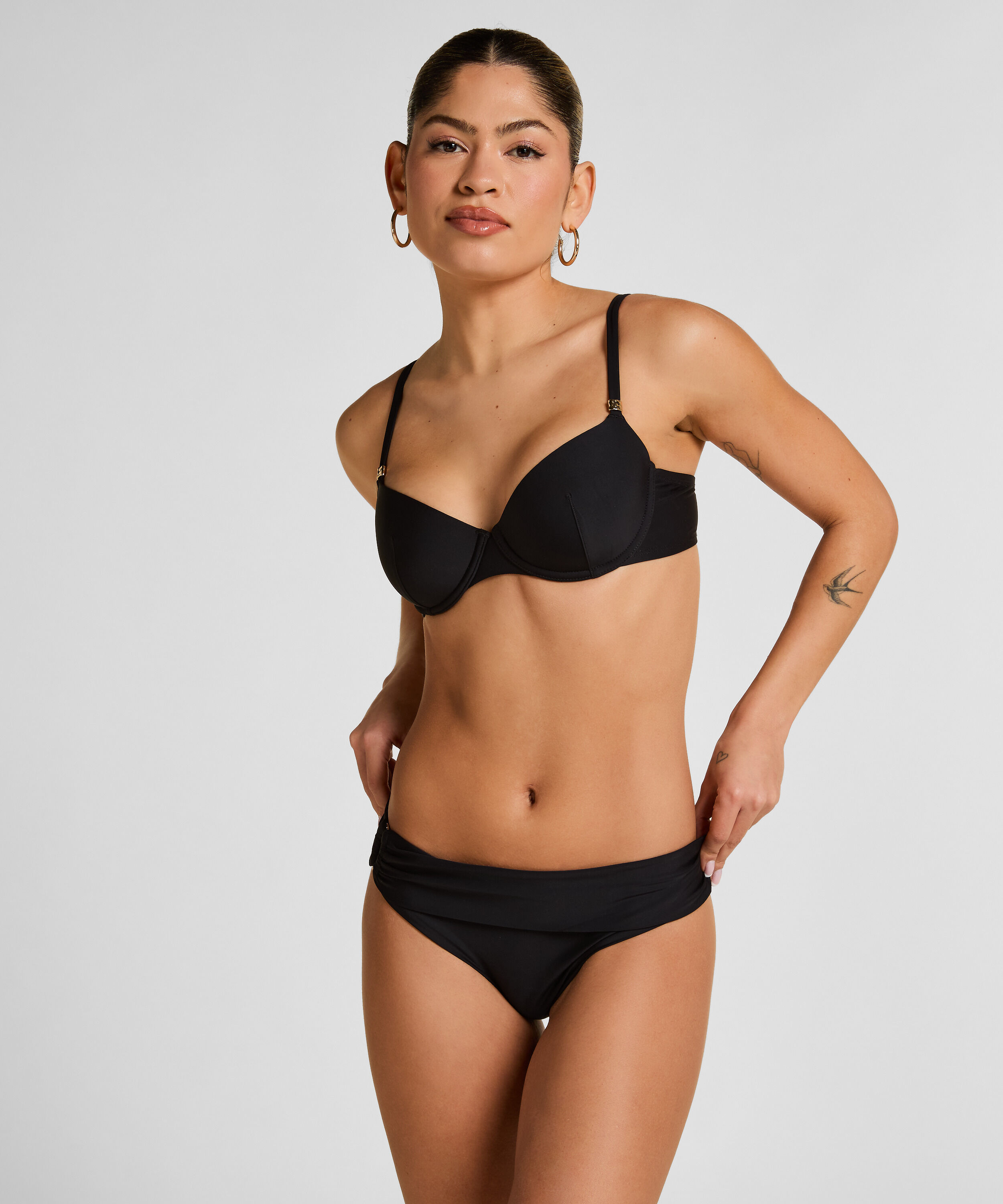 Luxe Rio Bikini-Unterteil, Schwarz Luxe Rio Bikini-Unterteil, Schwarz