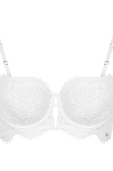 Thumbnail - Hunkemöller Unwattierter Longline-Bügel-BH Tiah Weiß