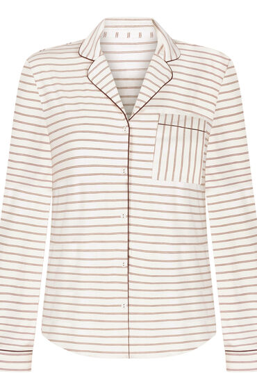 Thumbnail - Hunkemöller Langärmelige Jersey-Jacke Essential Weiß