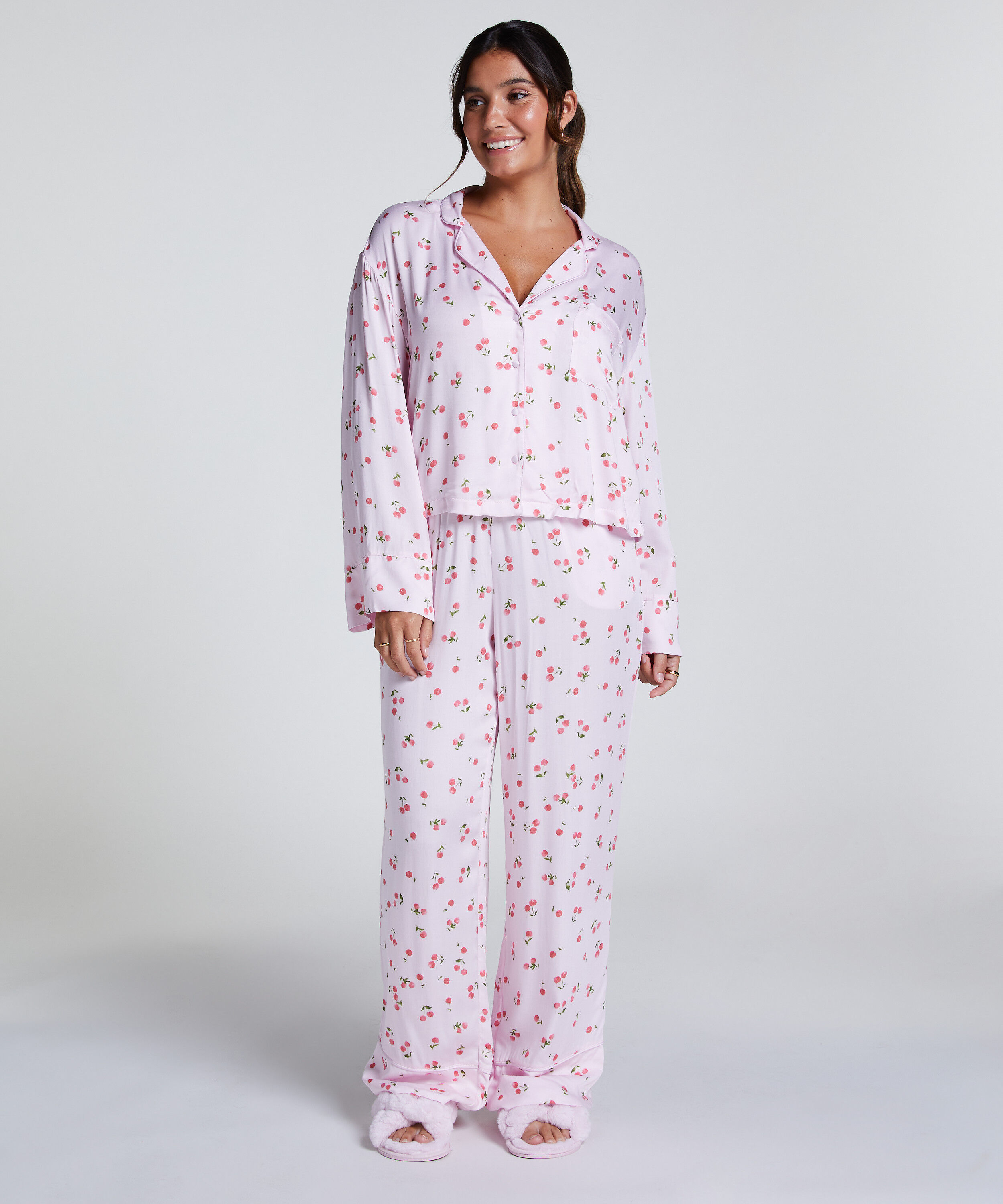 Hose Satin, Rosa Hose Satin, Rosa