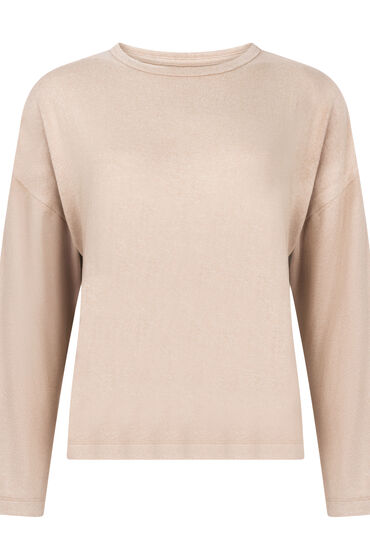 Thumbnail - Hunkemöller Pyjamatop Jersey Beige