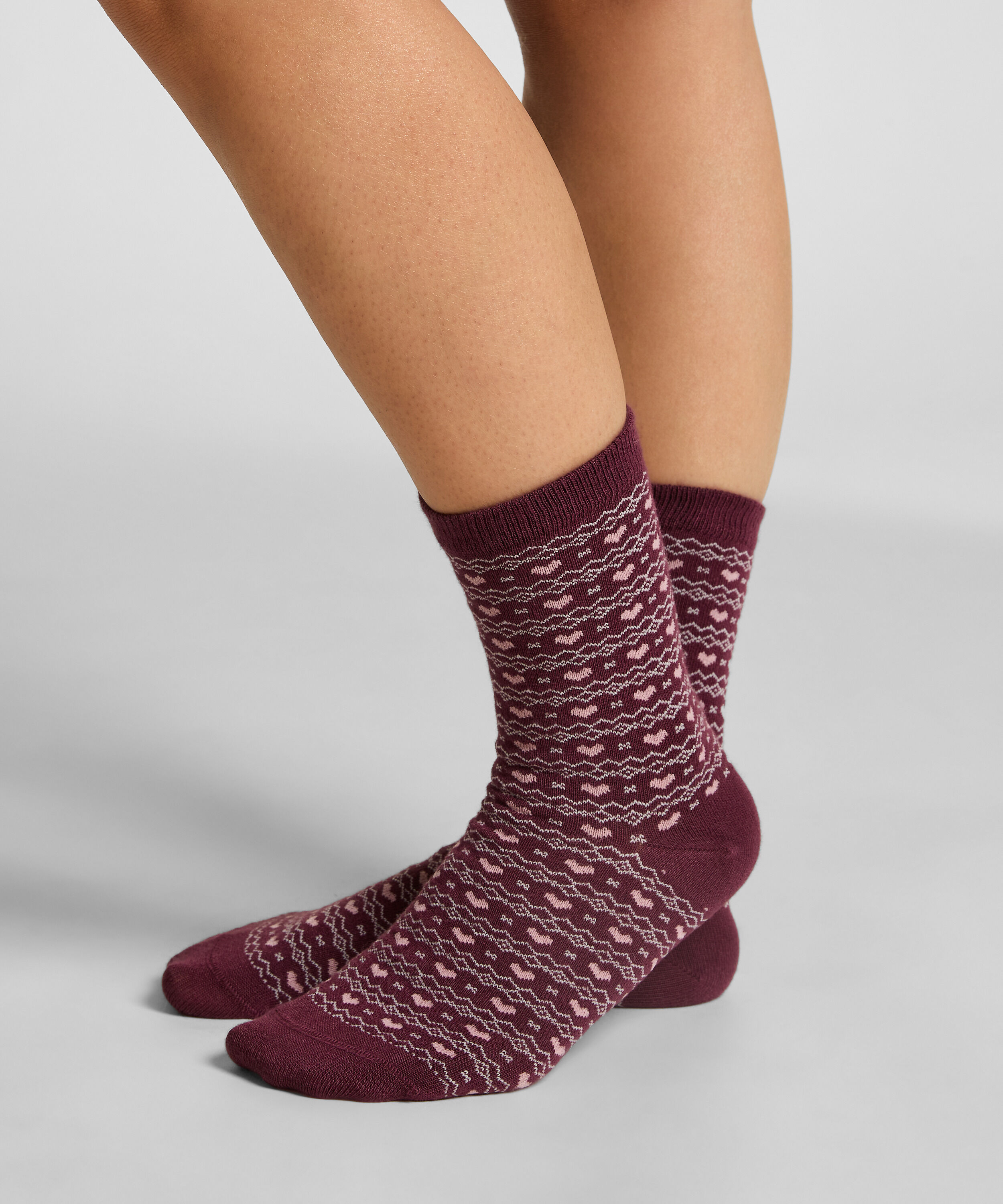 Crew-Socken aus Modal, Lila Crew-Socken aus Modal, Lila