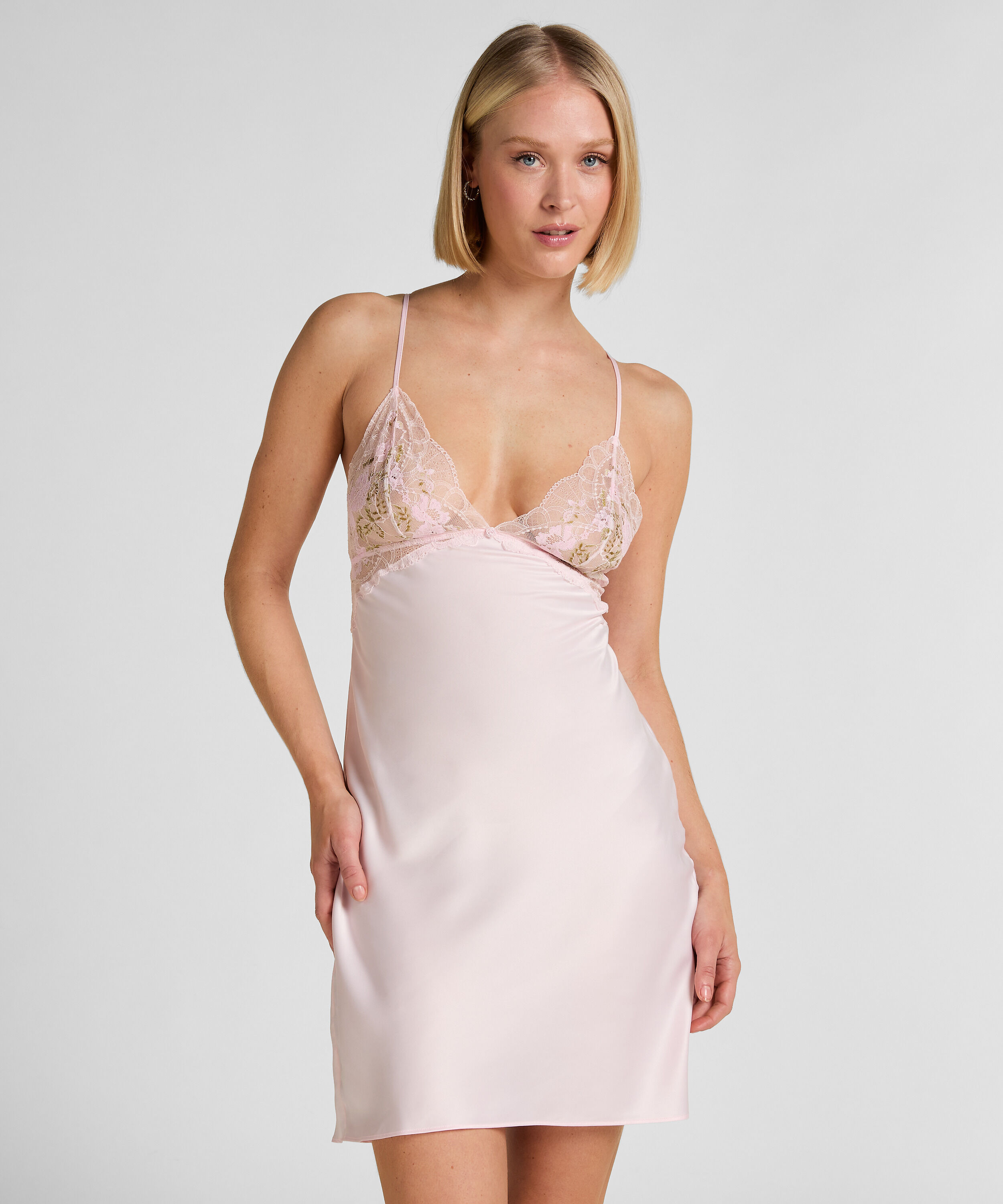 Miri Satin-Negligé, Rosa Miri Satin-Negligé, Rosa