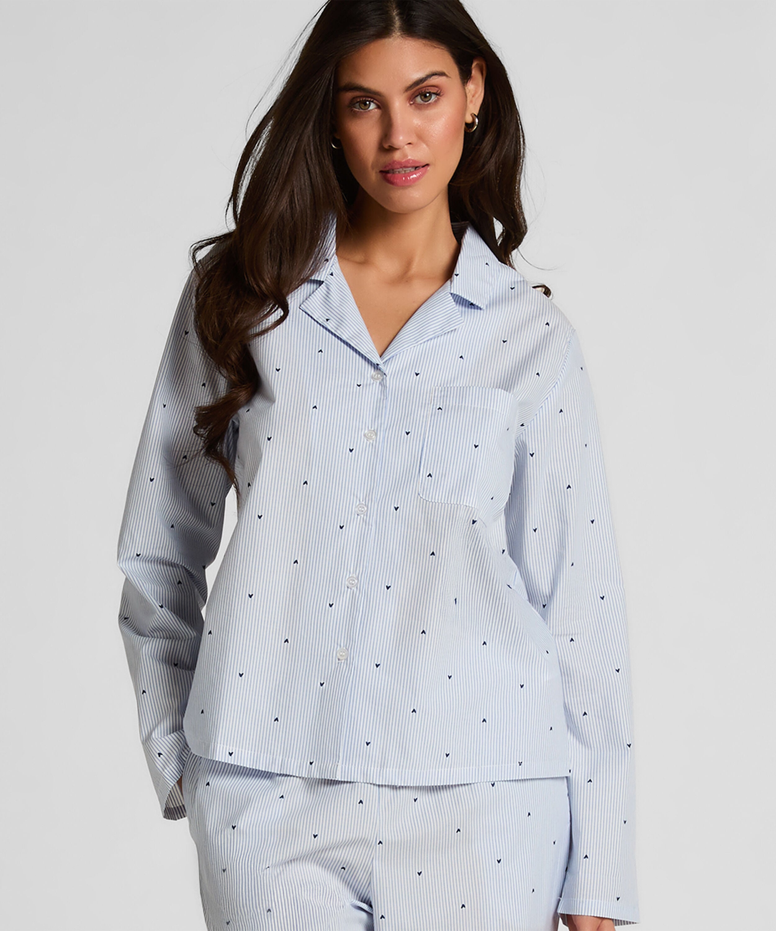 Jacke Baumwolle, Blau