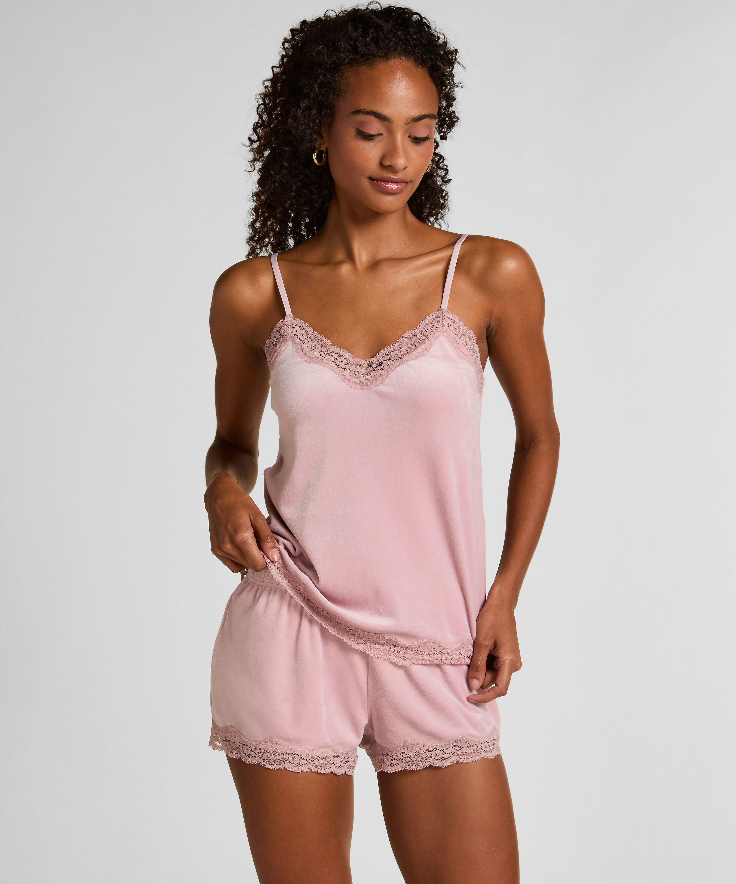 Samit-Spitzen-Short, Lila Samit-Spitzen-Short, Lila
