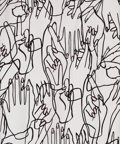 Pyjamatop woven kurz, Wei&szlig;