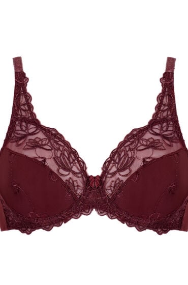 Thumbnail - Hunkemöller Unwattierter Bügel-BH Diva Rot