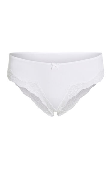 Thumbnail - Hunkemöller Slip Secret Lace Weiß