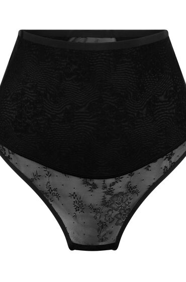 Thumbnail - Hunkemöller Shaping String mit Spitze Schwarz