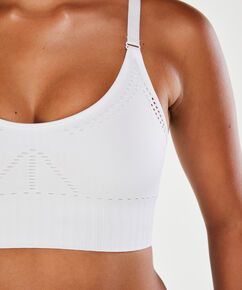 HKMX-Sport-BH The Comfort Level 1, Wei&szlig;