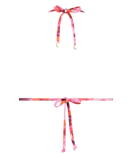 Triangel-Bikinioberteil Floral, Rosa