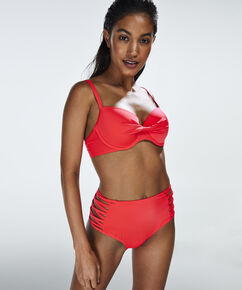 Hoher Cheeky-Bikinislip Sunset Dream, Rot