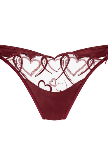 Thumbnail - Hunkemöller String mit hohem Beinausschnitt Olivia Rot