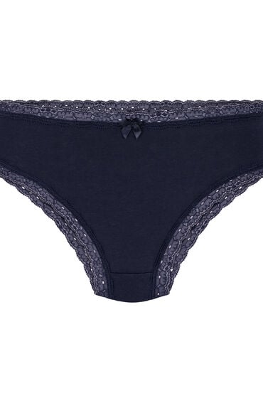 Thumbnail - Hunkemöller Brazilian Georgia Baumwolle Blau
