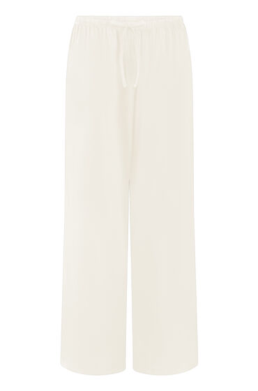 Thumbnail - Hunkemöller Pyjama Hose Loose Weiß