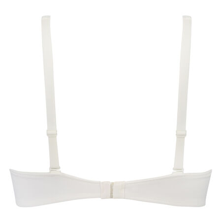 Nicht-vorgeformter B&uuml;gel-BH Satin Fleece, Wei&szlig;