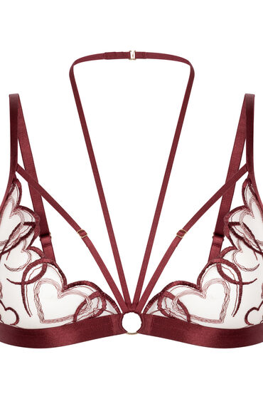 Thumbnail - Hunkemöller Harness-Top Olivia Rot