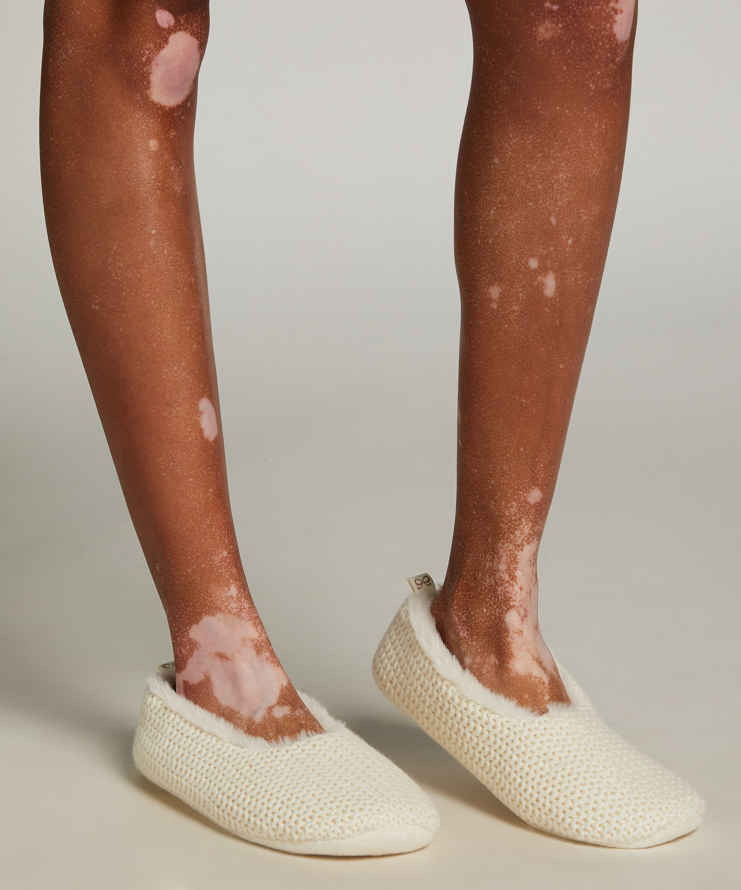 Cosy Ballerinas, Weiß