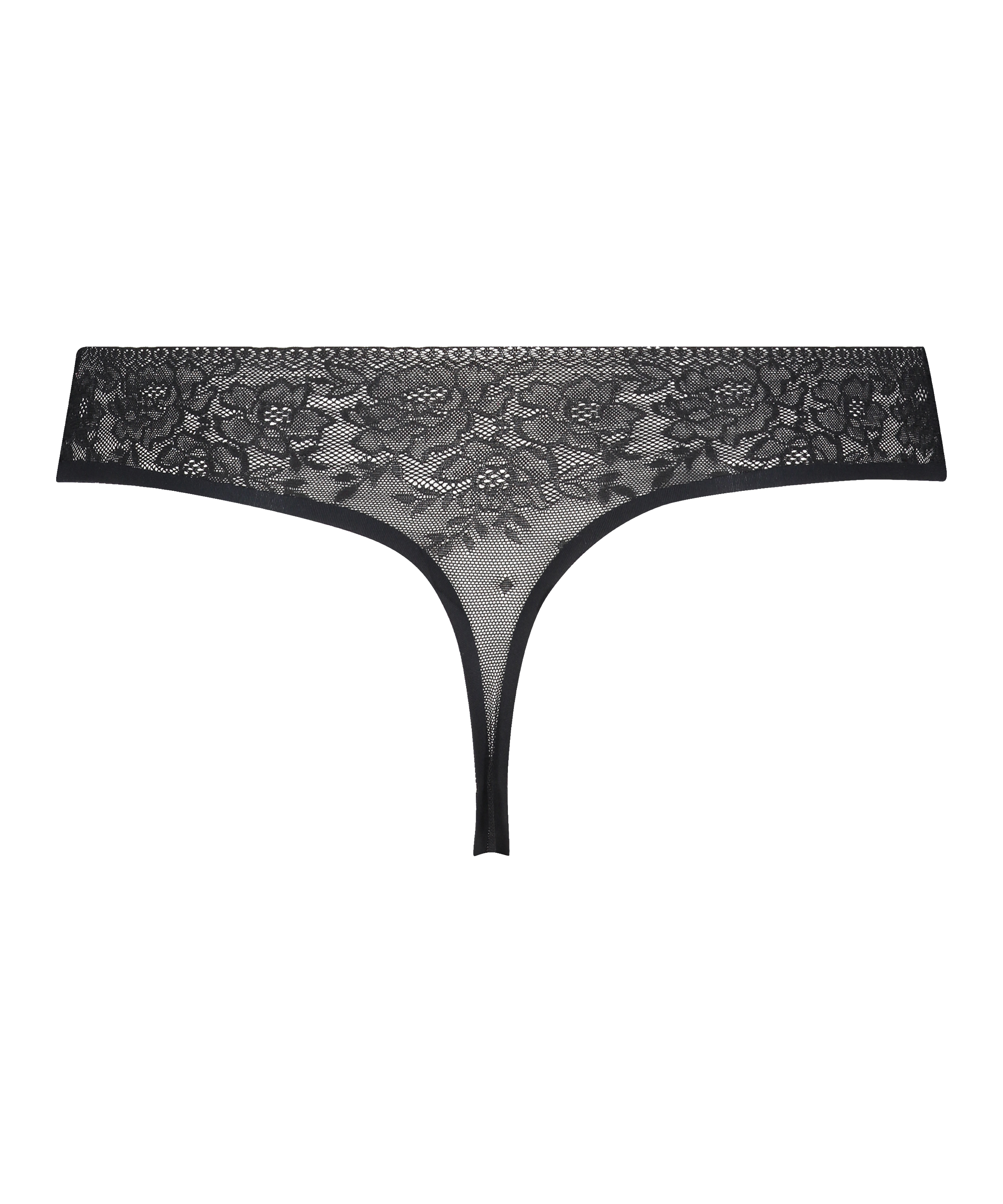 Invisible String Allover Lace, Schwarz, main