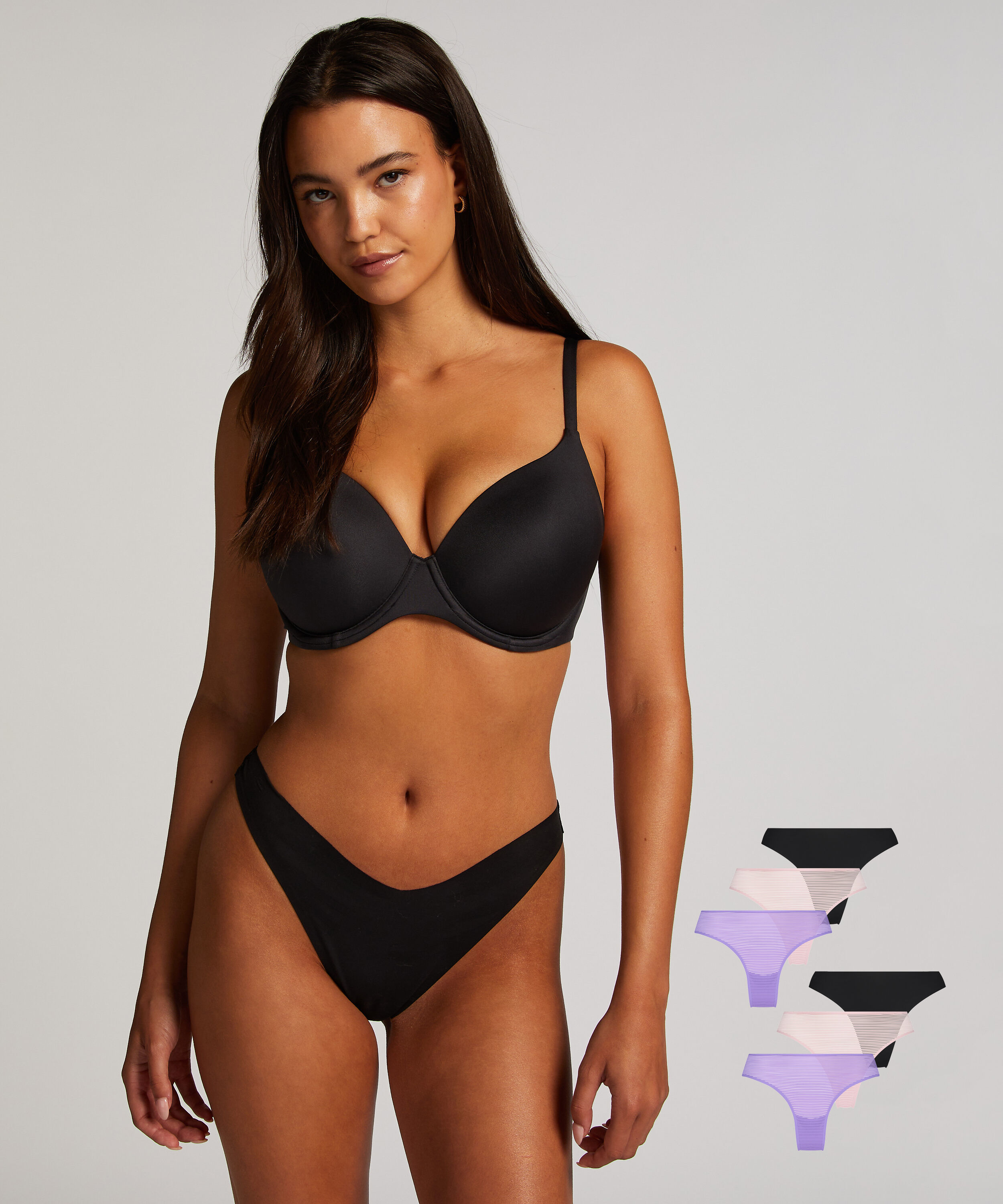 6er-Pack Invisible Brazilian, Grün