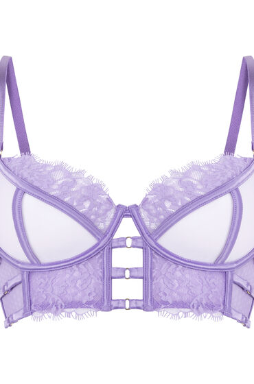 Thumbnail - Hunkemöller Unwattierter Longline-Bügel-BH Nienke Lila