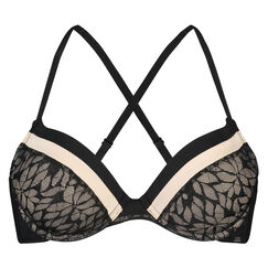 Vorgeformter B&uuml;gel-BH Leslie, Schwarz