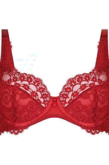Thumbnail - Hunkemöller Unwattierter Bügel-BH Daisy Rot