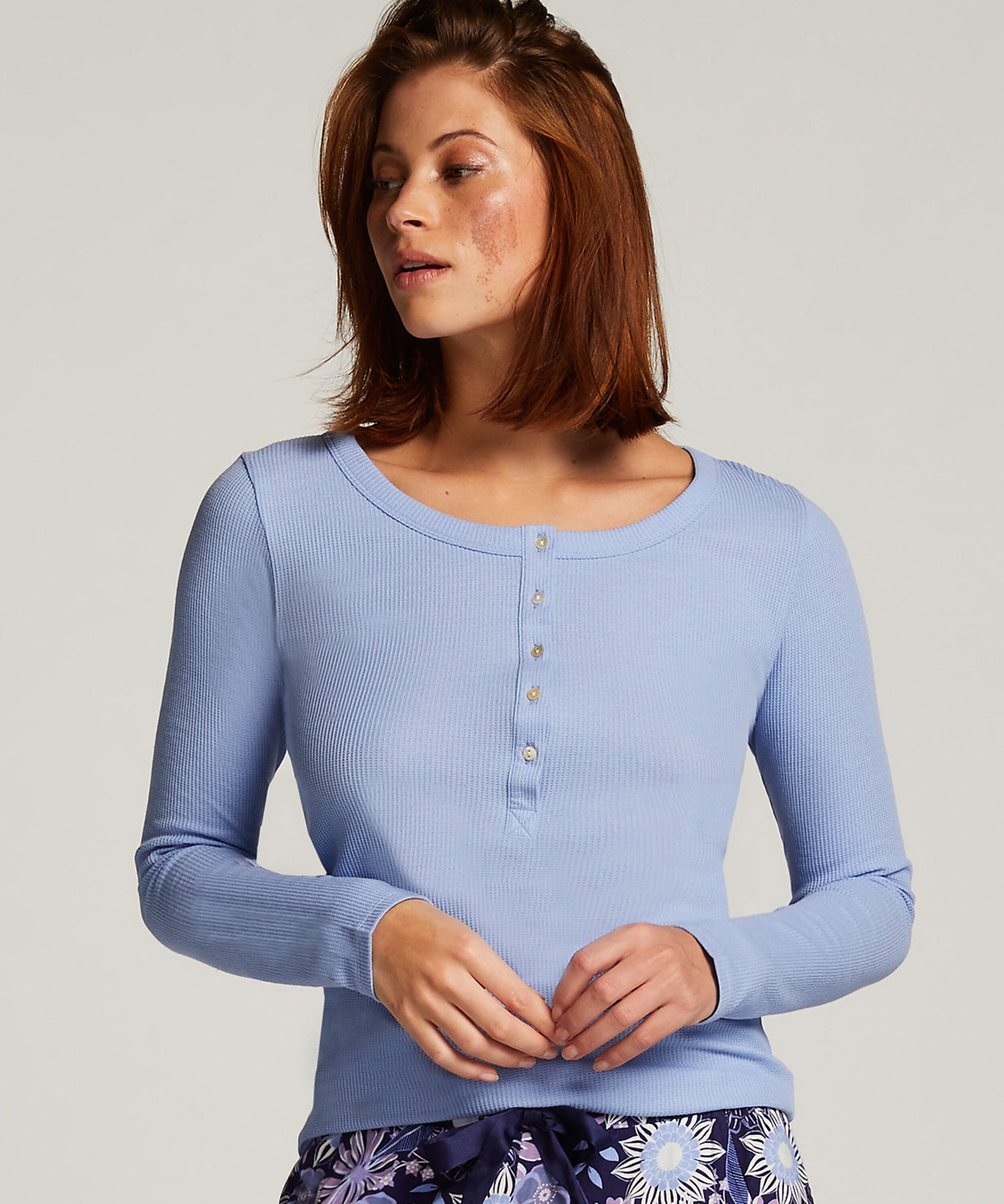 Pyjamatop, Blau Pyjamatop, Blau