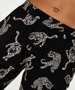 Pyjamahose Loose fit, Schwarz