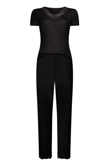 Thumbnail - Hunkemöller Pyjamaset Nana Schwarz